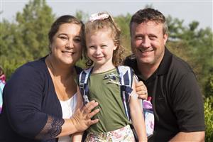 Parents with Daughter